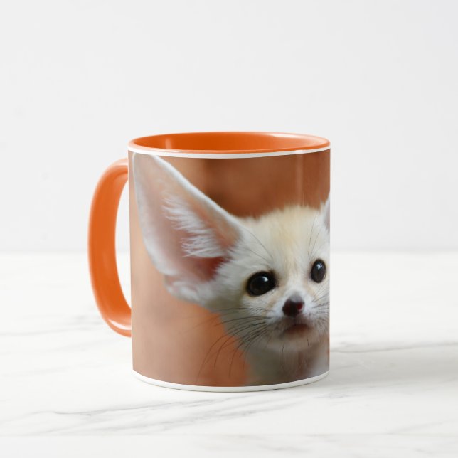 Caneca Cutest Baby Animals | Fennec Fox Pup (Frente Esquerda)