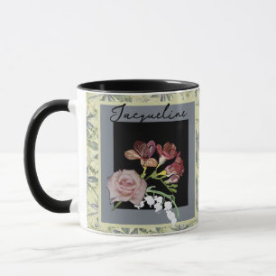 Caneca Cyanus, Fresia, Lily do Vale