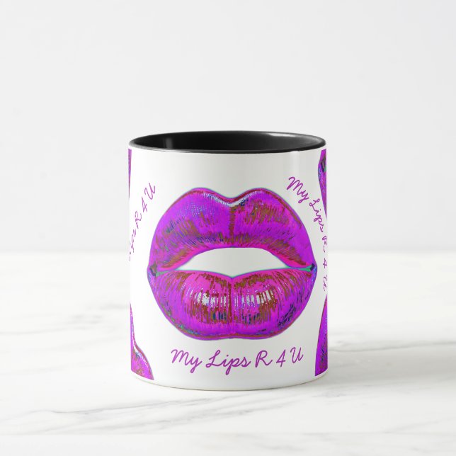 Caneca Cyber Venus Lábios - Meus Lábios São 4 U. Multipli (Centro)