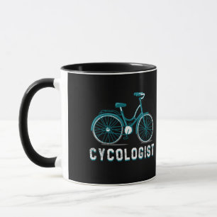 Caneca Cycologist Coffee Mug Presente para Bikers e Cicli