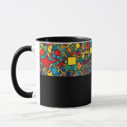Caneca D05 - Tasse mit buntem Mosaik