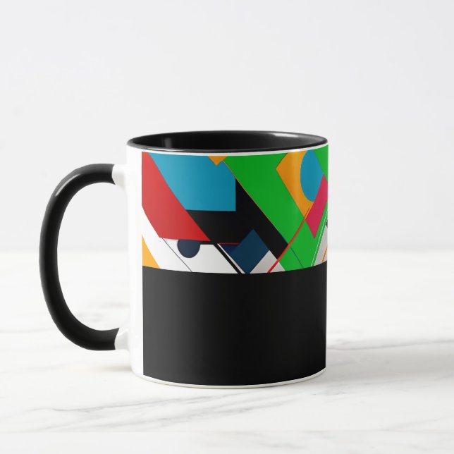 Caneca D08 - Tasse mit diagonalen Farbflächen (Esquerda)