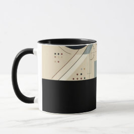 Caneca D10 - Tasse mit pastellfarbiger Kunst