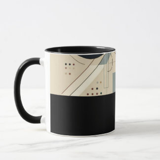 Caneca D10 - Tasse mit pastellfarbiger Kunst