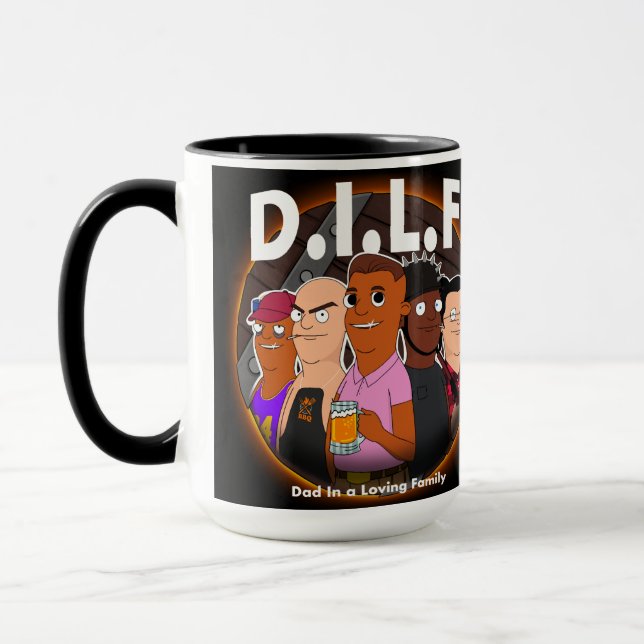 Caneca D.I.L.F. 15oz Mug (Esquerda)