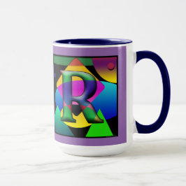 Caneca D & R Monograma