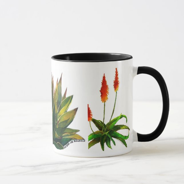 Caneca da agave e de café do aloés (Direita)