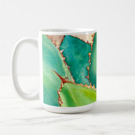 Caneca da aguarela da agave por Debra Lee Baldwin