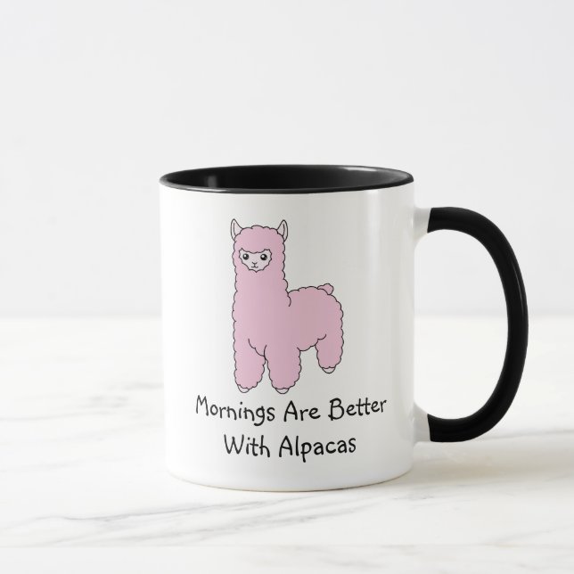 Caneca da alpaca da manhã (Direita)