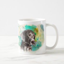 CANECA DA AQUARELA WEIMARANER