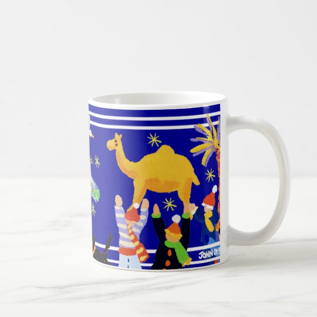Caneca da arte: Caneca da arte do Natal do (Direita)