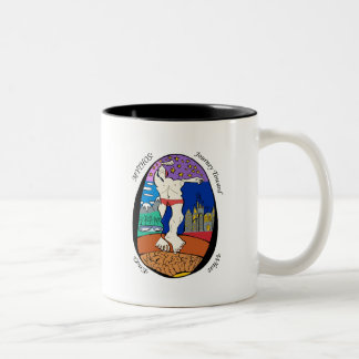 Caneca da arte de Mythos pela faixa clara