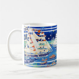 Caneca da arte: Regata alta dos navios de Falmouth