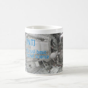 Caneca da astronáutica básica de INTJ "é apenas"