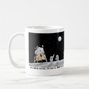 Caneca da aterragem de lua