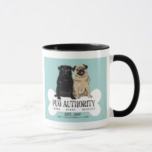 Caneca da autoridade do Pug