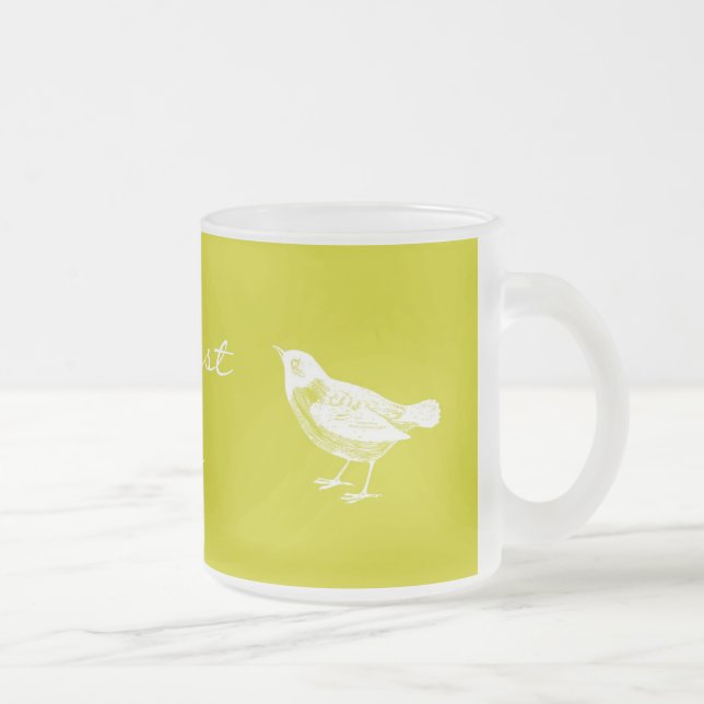 Caneca da avó dos mundos do amarelo da mostarda do (Direita)