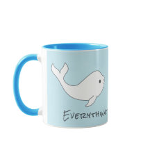 Caneca da baleia da beluga