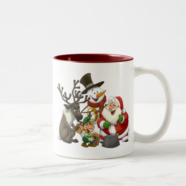 Caneca da banda de jarro do Natal (Direita)