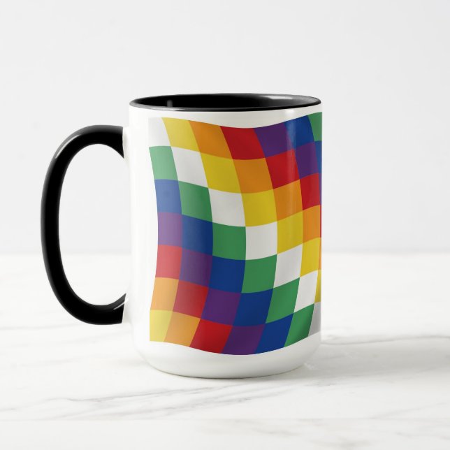 Caneca da Bandeira Aymara (Esquerda)