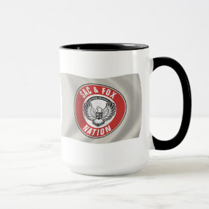 Caneca da Bandeira da Nação Sac & Fox (Oklahoma)