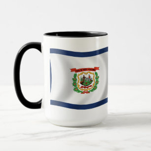 Caneca da Bandeira da Virgínia Ocidental