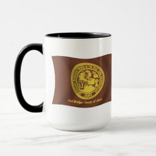 Caneca da Bandeira das Tribos Shoshone Bannock