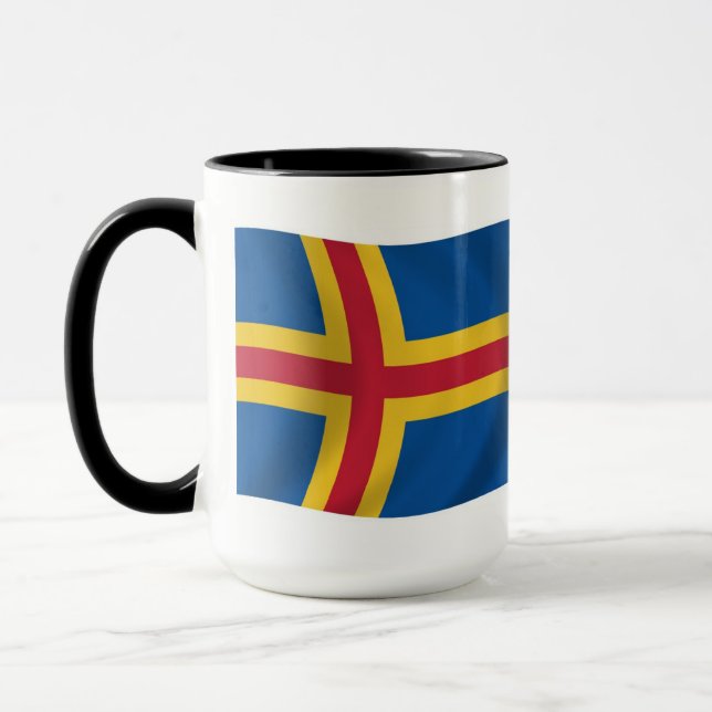 Caneca da Bandeira de Aland (Esquerda)
