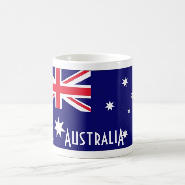 Caneca da bandeira de Austrália (Centro)