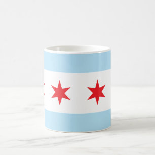 Caneca da bandeira de Chicago