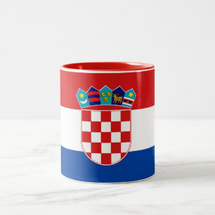 Caneca da bandeira de Croatia
