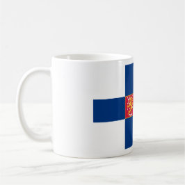 Caneca da bandeira de Finlandia