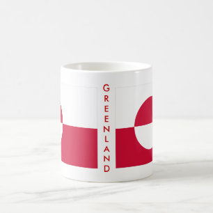 Caneca da bandeira de Greenland