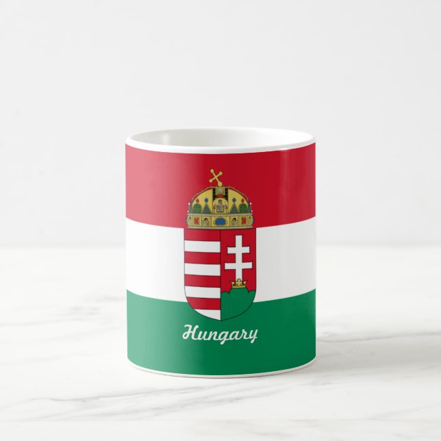 Caneca da bandeira de Hungria (Centro)