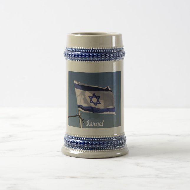 Caneca da bandeira de Israel (Centro)