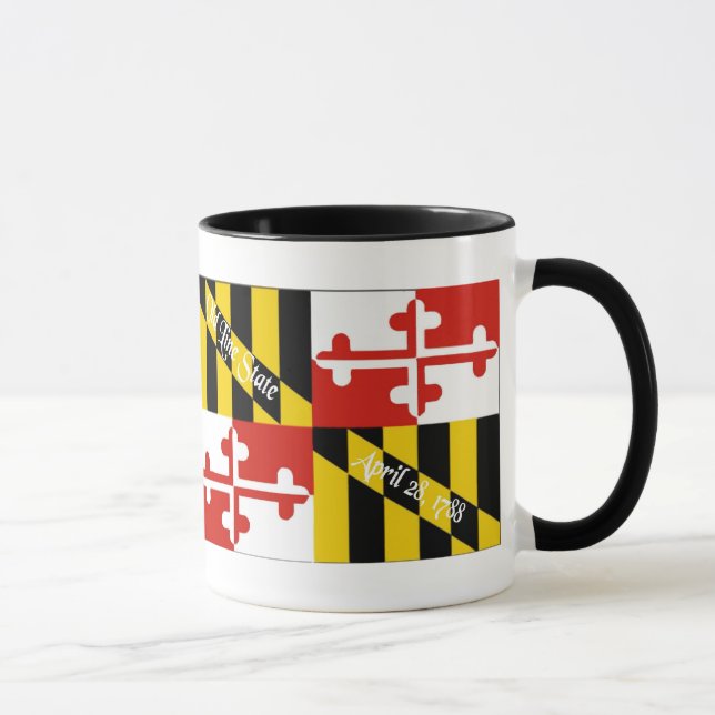 Caneca da bandeira de Maryland (Direita)