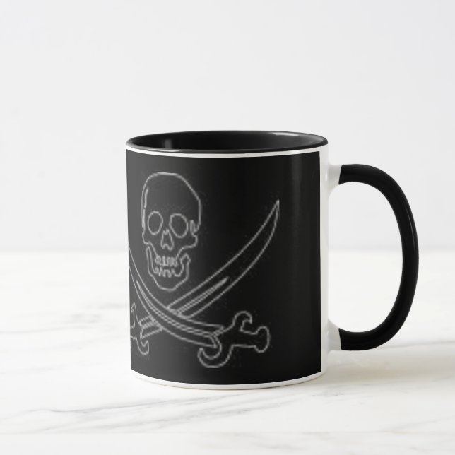 caneca da bandeira de pirata (Direita)