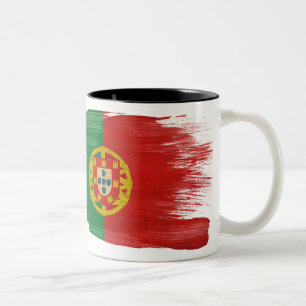 Caneca da bandeira de Portugal