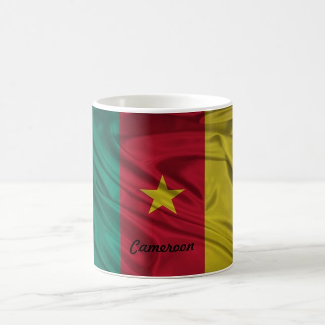 Caneca da bandeira de República dos Camarões (Centro)