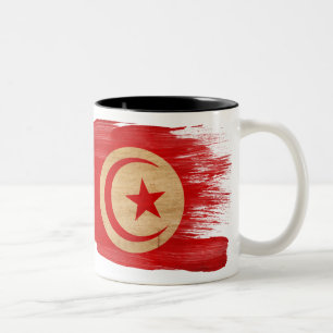 Caneca da bandeira de Tunísia