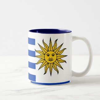 Caneca da bandeira de Uruguai