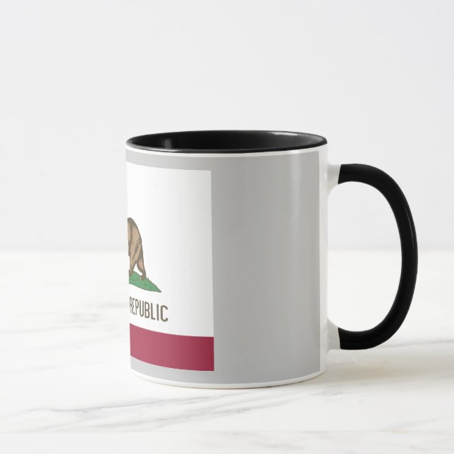 Caneca da bandeira do estado de Califórnia (Direita)