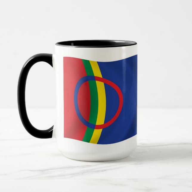 Caneca da Bandeira do Povo Sami (Esquerda)