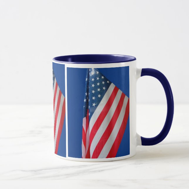 Caneca da bandeira dos Estados Unidos da América (Direita)