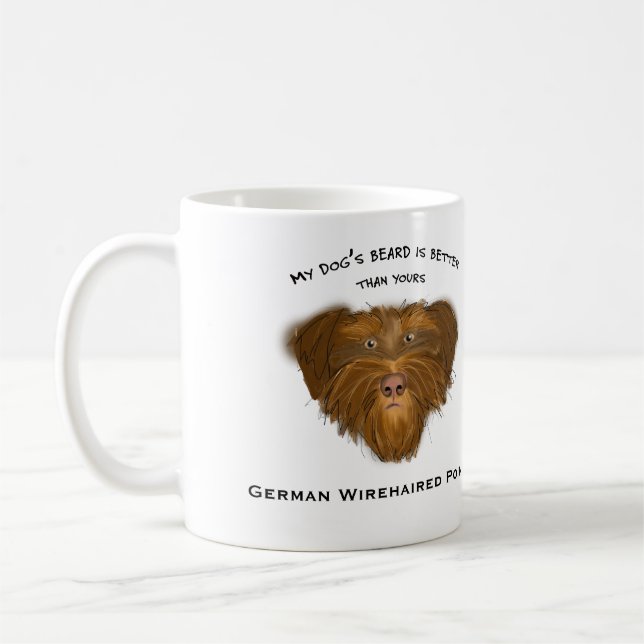 Caneca da barba do meu cão (Esquerda)