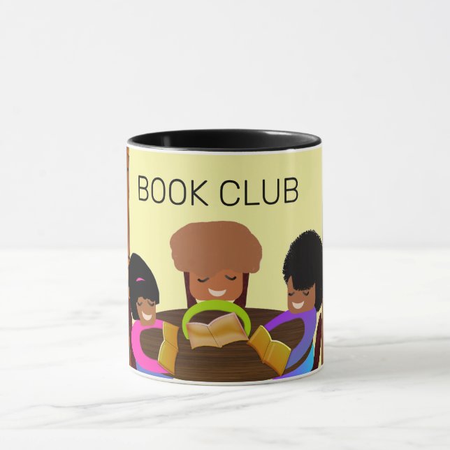 Caneca da bebida do clube de leitura (Centro)