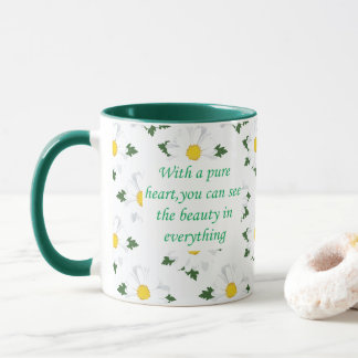 Caneca da beleza da pureza