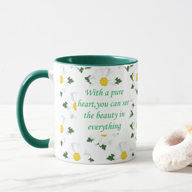 Caneca da beleza da pureza (Com Donut)