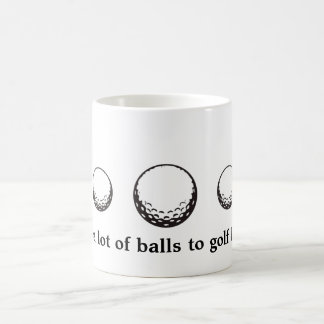 caneca da bola de golfe