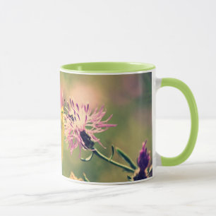 Caneca da borboleta & de café dos Wildflowers